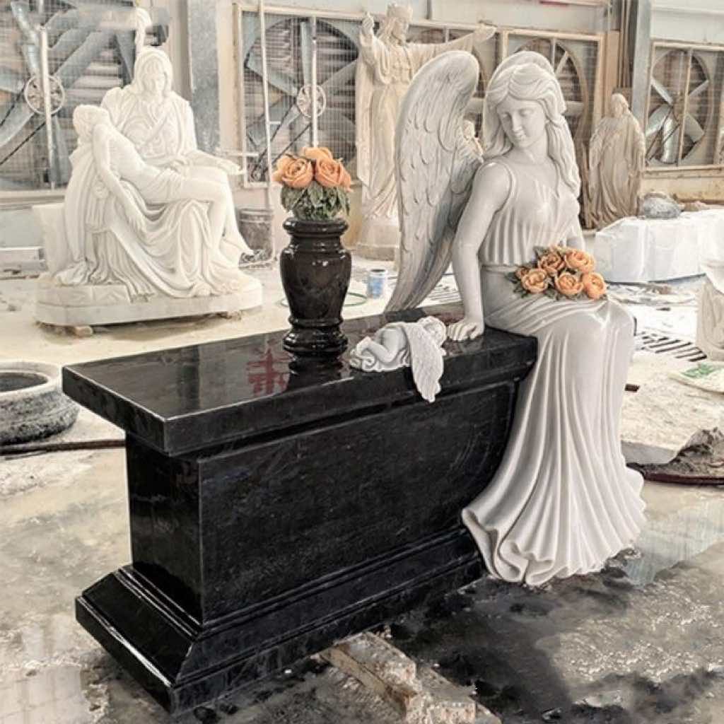 Xingyan Angel Guardian marmurinis antkapis