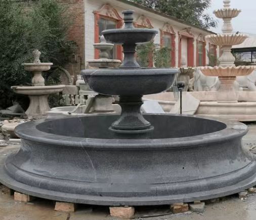 „Xingyan“ akmens raižytas europietiško stiliaus marmurinis vandens fontanas